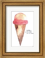Framed I Scream for Ice Cream