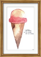 Framed I Scream for Ice Cream