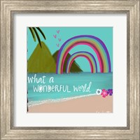 Framed Wonderful World