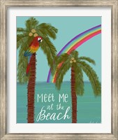 Framed Meet Me at the Beach