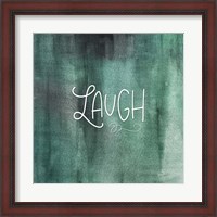 Framed Laugh Green