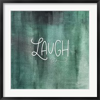 Framed Laugh Green