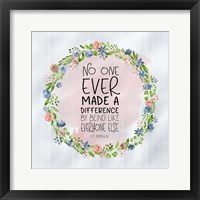 Framed Difference Quote II
