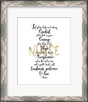 Framed Nurse Prayer