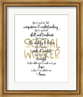 Framed Social Worker Prayer
