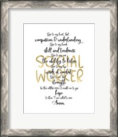 Framed Social Worker Prayer