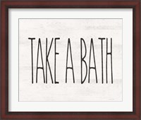 Framed Take a Bath