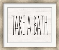Framed Take a Bath