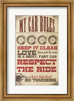 Framed My Car Rules