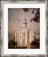 Framed LDS St. George Temple