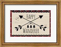 Framed Happy Wanderer