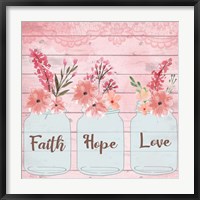 Framed Faith Hope Love