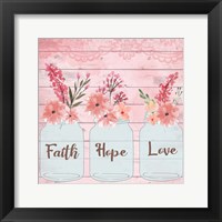 Framed Faith Hope Love