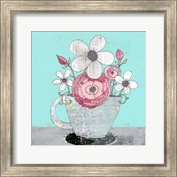 Framed Tea Cup IV