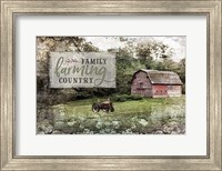 Framed Farm, Family, Country