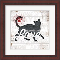 Framed All You Need is Love - Cat