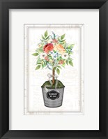 Framed Floral Topiary