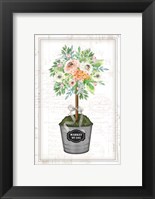 Framed Floral Topiary II