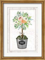 Framed Floral Topiary II