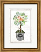 Framed Floral Topiary II