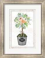 Framed Floral Topiary II
