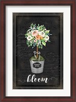 Framed Floral Topiary III