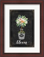 Framed Floral Topiary III