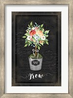 Framed Floral Topiary IV