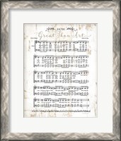 Framed How Great Thou Art