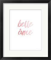 Framed Belle Ame