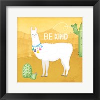 Framed Be Kind Llama
