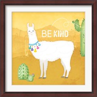 Framed Be Kind Llama