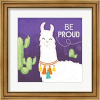 Framed Be Proud Llama