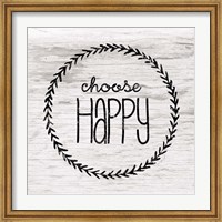 Framed Choose Happy
