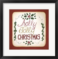 Holly Jolly Christmas Framed Print