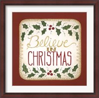 Framed Believe in Christmas