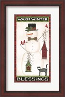 Framed Warm Winter Blessings
