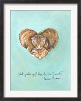 Framed Love of a Cat