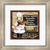 Framed 'Bistro Chef - A' border=
