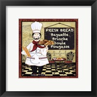 Framed 'Bistro Chef - A' border=