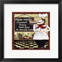 Framed 'Bistro Chef - B' border=