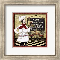 Framed 'Bistro Chef - D' border=