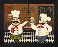 Framed 'Italian Chefs - C' border=