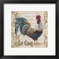 Framed 'Le Coq 2' border=