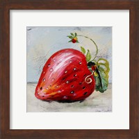 Framed 'Abstract Kitchen Fruit 2' border=