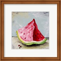 Framed 'Abstract Kitchen Fruit 3' border=