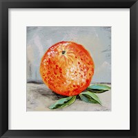 Framed 'Abstract Kitchen Fruit 6' border=