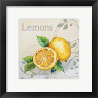 Framed Tutti Fruiti Lemon