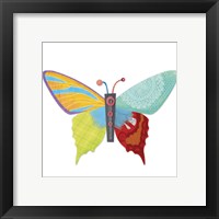 Framed 'Wings Of Grace Butterfly Icon 2' border=
