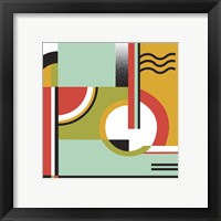 Framed 'Bauhaus 1' border=